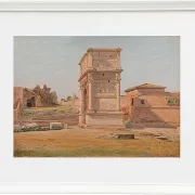 Constantin Hansen – Der Titusbogen in Rom 1839 | Giclée Kunstdruck gerahmt