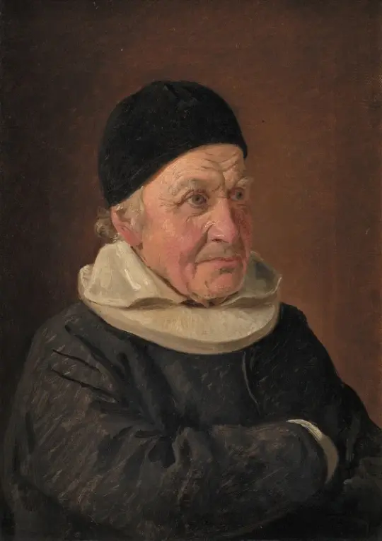 Constantin Hansen | Pastor Jens Bindesbøll - 1830 | Indrammet kunsttryk | Danmarks Guldalder | formida
