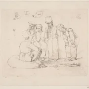 Constantin Hansen | En russisk matros på Toldboden - 1827 | Indrammet kunsttryk | Danmarks Guldalder | formida