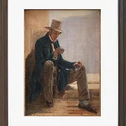 Constantin Hansen – Martinus Rørbye 1837 | Giclée Kunstdruck gerahmt