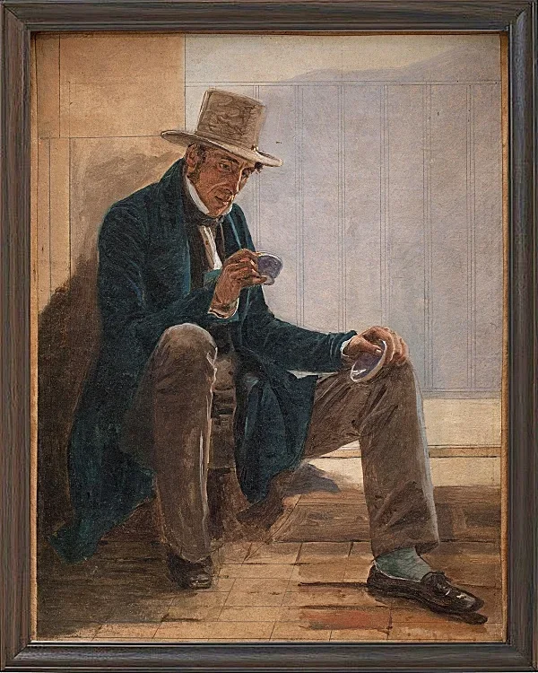 Constantin Hansen – Martinus Rørbye 1837 | Giclée Kunstdruck gerahmt