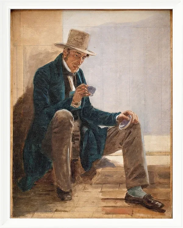 Constantin Hansen – Martinus Rørbye 1837 | Giclée Kunstdruck gerahmt