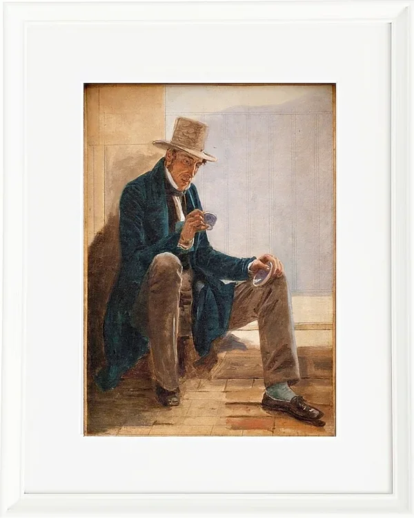 Constantin Hansen – Martinus Rørbye 1837 | Giclée Kunstdruck gerahmt