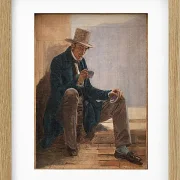 Constantin Hansen – Martinus Rørbye 1837 | Giclée Kunstdruck gerahmt