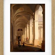 Constantin Hansen – Portikus von Schloss Christiansborg, Kopenhagen 1826 | Giclée Kunstdruck gerahmt