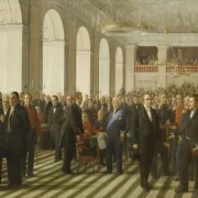Constantin Hansen | Grundlovgivende forsamling - 1848 | Indrammet kunsttryk | Danmarks Guldalder | formida