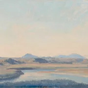 Constantin Hansen | Tiberlandskab nær Acqua Acetosa - 1835 | Indrammet kunsttryk | Danmarks Guldalder | formida