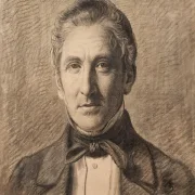 Constantin Hansen | Portræt af Alfred Hage - 1851 | Indrammet kunsttryk | Danmarks Guldalder | formida