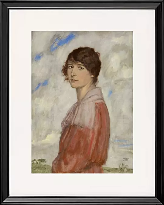 Dame in Rot – 1918