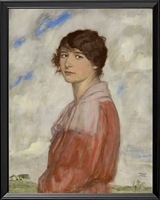 Dame in Rot – 1918