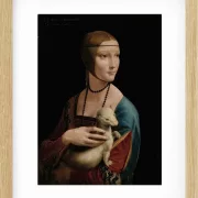 Dame mit Hermelin – Porträt von Cecilia Gallerani – 1536