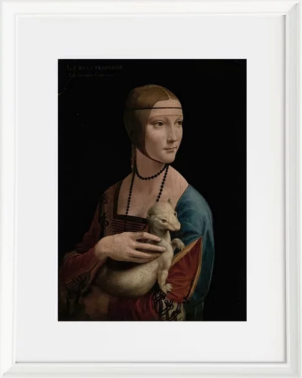 Dame mit Hermelin – Porträt von Cecilia Gallerani – 1536