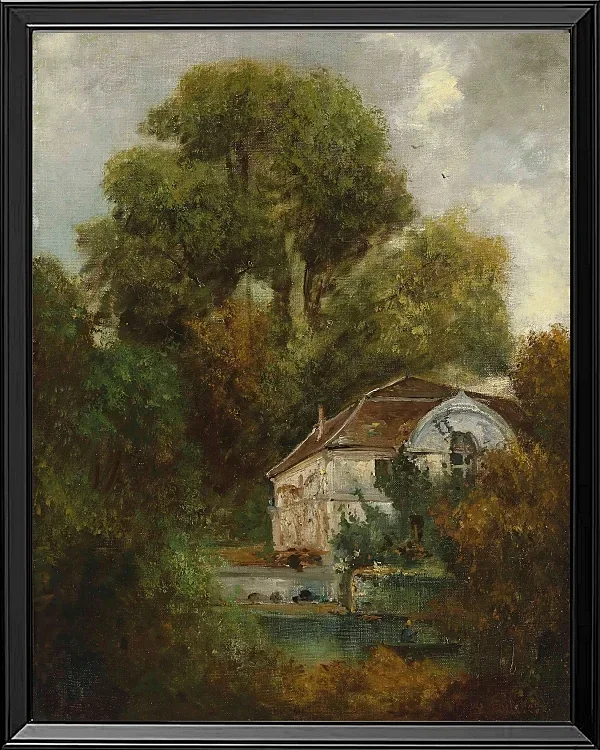 Das Château de Beaulieu, in der Nähe von Lausanne – 1875