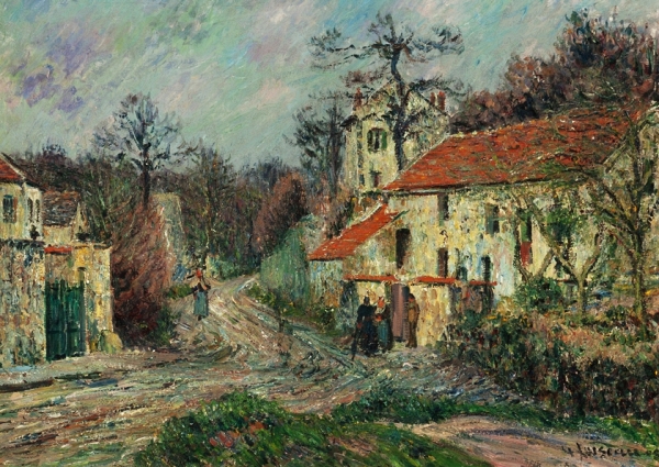 Winterlandschaft in Chaponval – 1908