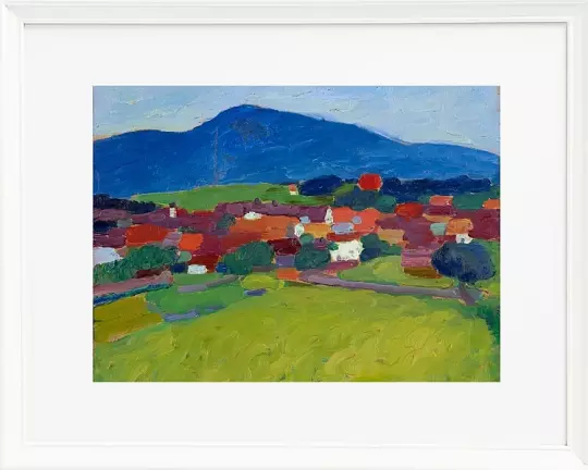 Das Dorf Murnau - 1908