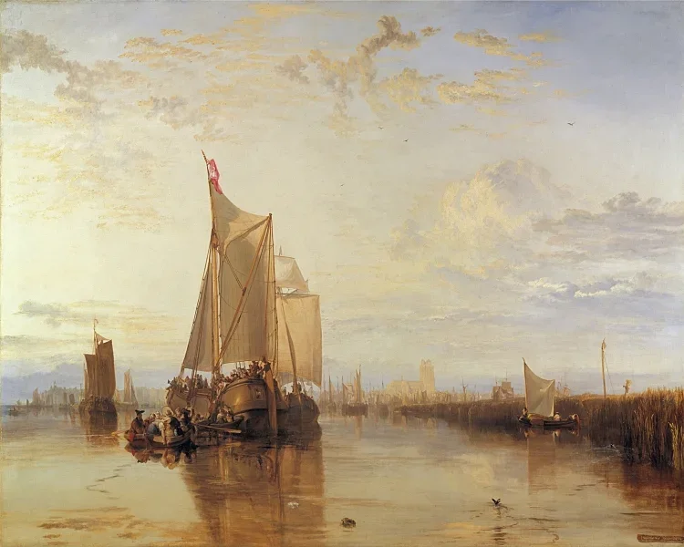 Das Dort Paketschiff aus Rotterdam - 1818