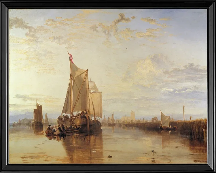 Das Dort Paketschiff aus Rotterdam - 1818