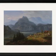 Das Etschtal bei Roveredo - 1824