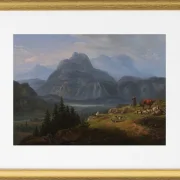 Das Etschtal bei Roveredo - 1824