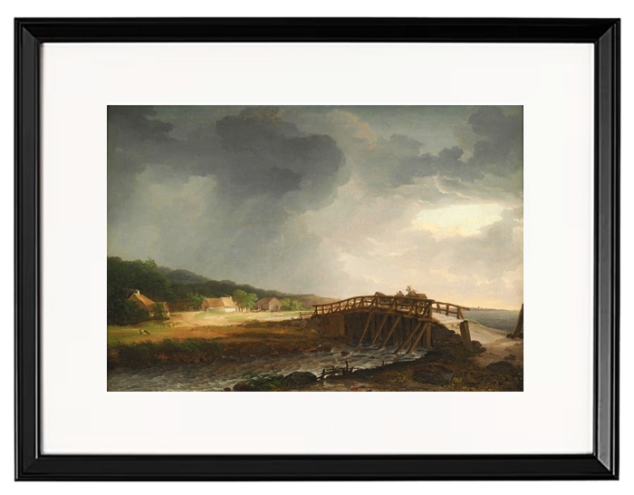 Die Brücke über Tryggevælde  –  1813