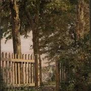 Das Gartentor des Künstlerhauses in Blegdammen – 1834