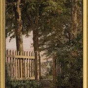 Das Gartentor des Künstlerhauses in Blegdammen – 1834