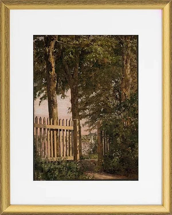 Das Gartentor des Künstlerhauses in Blegdammen – 1834