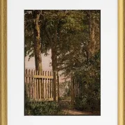 Das Gartentor des Künstlerhauses in Blegdammen – 1834