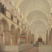Das Innere der Kathedrale von Ribe – 1836
