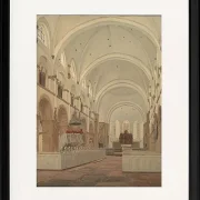 Das Innere der Kathedrale von Ribe – 1836