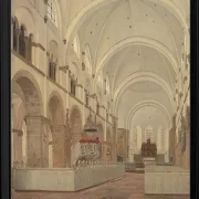 Das Innere der Kathedrale von Ribe – 1836