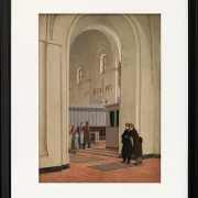 Das Innere der St.Bendt-Kirche in Ringsted – 1829