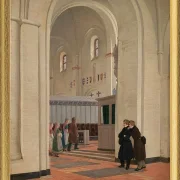 Das Innere der St.Bendt-Kirche in Ringsted – 1829