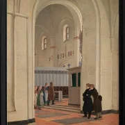 Das Innere der St.Bendt-Kirche in Ringsted – 1829