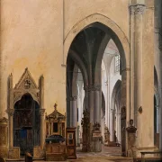 Das Innere von S. Maria Minerva in Rom – 1839