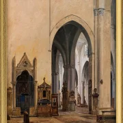 Das Innere von S. Maria Minerva in Rom – 1839