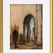 Das Innere von S. Maria Minerva in Rom – 1839