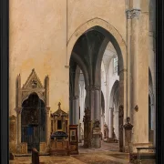 Das Innere von S. Maria Minerva in Rom – 1839