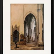 Das Innere von S. Maria Minerva in Rom – 1839