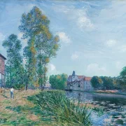 Das Loing bei Moret, im Sommer – 1891