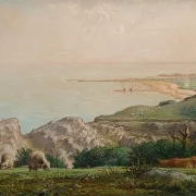 Das Meer von der Spitze der Landemer-Klippe aus gesehen – 1870