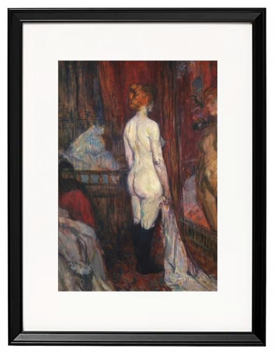 Frau vor einem Spiegel – 1897