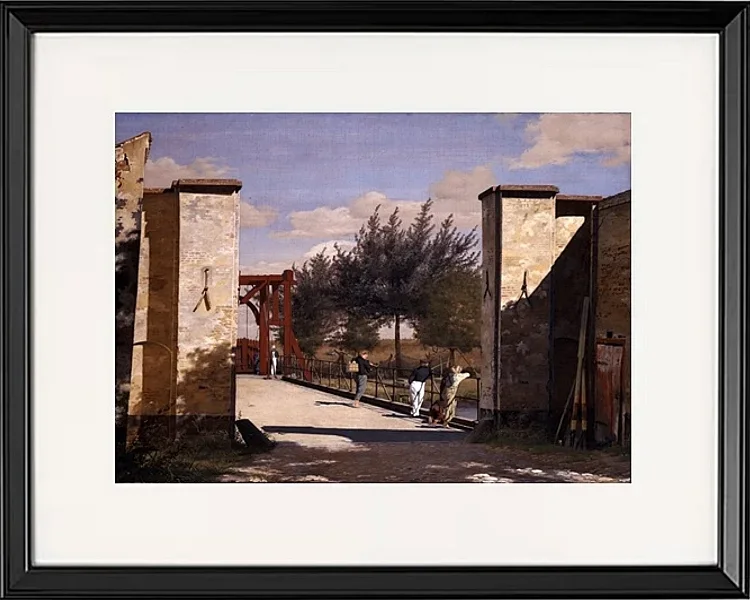 Citadellets nordlige port - 1834