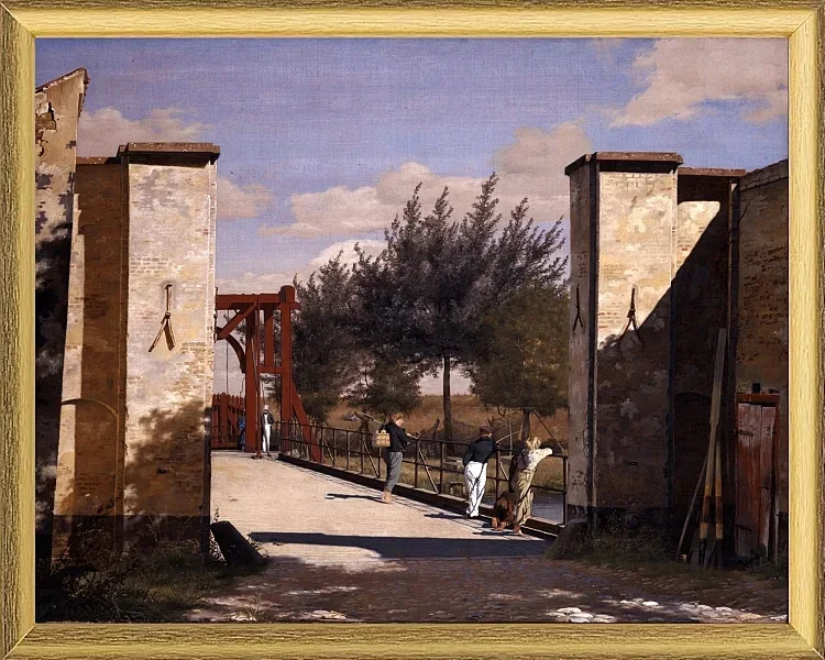 Citadellets nordlige port - 1834