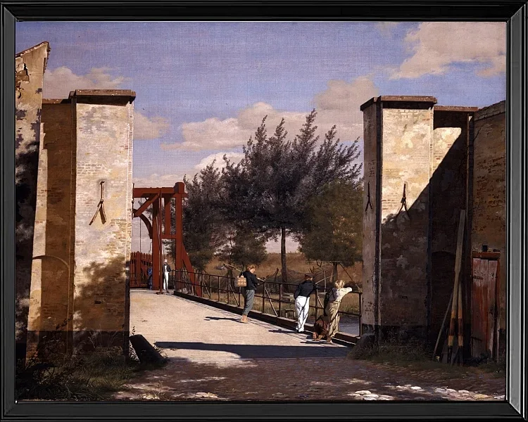 Citadellets nordlige port - 1834