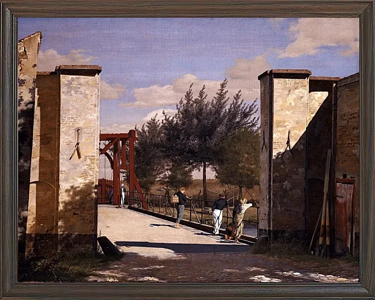 Citadellets nordlige port - 1834