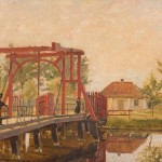 Die nördliche Zugbrücke zur Zitadelle in Kopenhagen – 1835