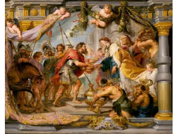 Das Treffen von Abraham und Melchisedek – 1626
