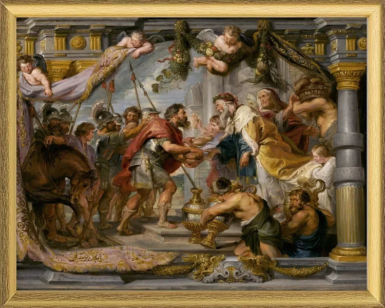 Das Treffen von Abraham und Melchisedek – 1626