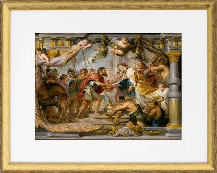 Das Treffen von Abraham und Melchisedek – 1626